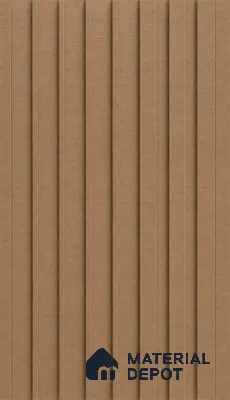Rame 10 ft x 0.89 ft (3060x270 mm) Unic Design Interior & Exterior Wall & Ceiling Panel - 15 mm | Suitable for Balcony, Facade & Open Area | Width is Subjected to 5% Variation