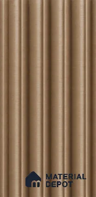 Rame 10 ft x 0.7 ft (3060x215 mm) Dome Design Interior & Exterior Wall & Ceiling Panel - 20 mm | Suitable for Balcony, Facade & Open Area | Width is Subjected to 5% Variation