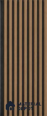 Rame 10 ft x 0.85 ft (3060x260 mm) Prism Dual Tone Design Interior & Exterior Wall & Ceiling Panel - 21 mm | Suitable for Balcony, Facade & Open Area | Width is Subjected to 5% Variation