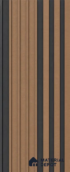 Rame 10 ft x 0.89 ft (3060x270 mm) Unic Dual Tone Design Interior & Exterior Wall & Ceiling Panel - 15 mm | Suitable for Balcony, Facade & Open Area | Width is Subjected to 5% Variation