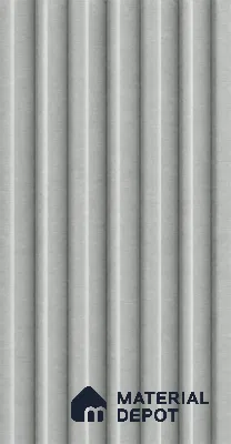 Argento 10 ft x 0.89 ft (3060x270 mm) Stripes Design Interior & Exterior Wall & Ceiling Panel - 20 mm | Suitable for Balcony, Facade & Open Area | Width is Subjected to 5% Variation