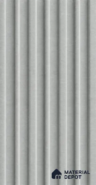 Argento 10 ft x 0.89 ft (3060x270 mm) Stripes Design Interior & Exterior Wall & Ceiling Panel - 20 mm | Suitable for Balcony, Facade & Open Area | Width is Subjected to 5% Variation