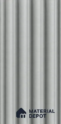 Argento 10 ft x 0.7 ft (3060x215 mm) Dome Design Interior & Exterior Wall & Ceiling Panel - 20 mm | Suitable for Balcony, Facade & Open Area | Width is Subjected to 5% Variation