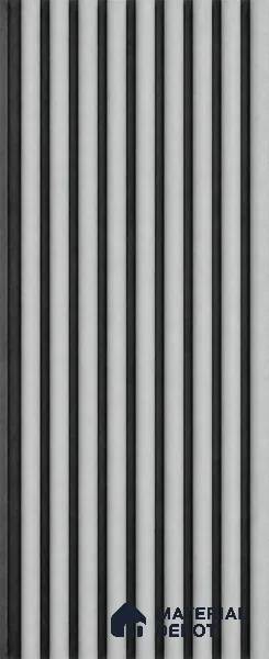 Argento 10 ft x 0.85 ft (3060x260 mm) Prism Dual Tone Design Interior & Exterior Wall & Ceiling Panel - 21 mm | Suitable for Balcony, Facade & Open Area | Width is Subjected to 5% Variation