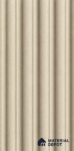 Linen Ivory 10 ft x 0.7 ft (3060x215 mm) Dome Design Interior & Exterior Wall & Ceiling Panel - 20 mm | Suitable for Balcony, Facade & Open Area | Width is Subjected to 5% Variation