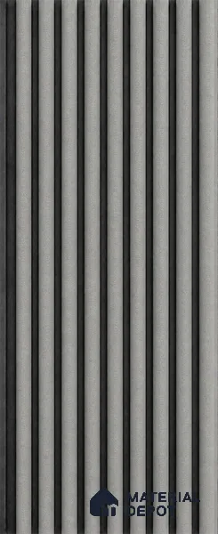 Linen Grey 10 ft x 0.85 ft (3060x260 mm) Prism Dual Tone Design Interior & Exterior Wall & Ceiling Panel - 21 mm | Suitable for Balcony, Facade & Open Area | Width is Subjected to 5% Variation
