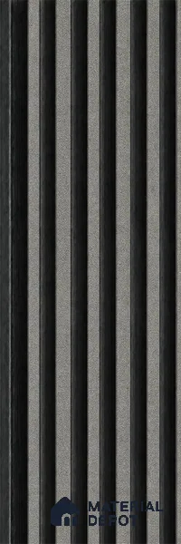 Linen Grey 10 ft x 0.89 ft (3060x270 mm) Stripes Dual Tone Design Interior & Exterior Wall & Ceiling Panel - 20 mm | Suitable for Balcony, Facade & Open Area | Width is Subjected to 5% Variation