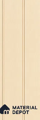 Pine Wood 10 ft x 1 ft (3060x340 mm) Duo Design Interior & Exterior Wall & Ceiling Panel - 12 mm | Suitable for Balcony, Facade & Open Area | Width is Subjected to 5% Variation