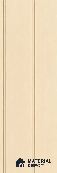 Pine Wood 10 ft x 1 ft (3060x340 mm) Duo Design Interior & Exterior Wall & Ceiling Panel - 12 mm | Suitable for Balcony, Facade & Open Area | Width is Subjected to 5% Variation