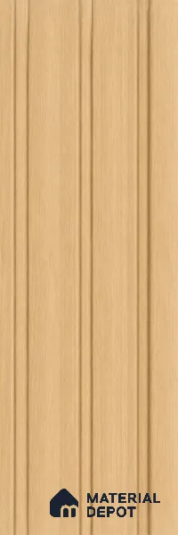 Maple Wood 10 ft x 1 ft (3060x340 mm) Soffit Design Interior & Exterior Wall & Ceiling Panel - 12 mm | Suitable for Balcony, Facade & Open Area | Width is Subjected to 5% Variation