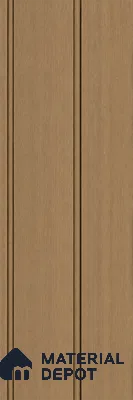 Birch 10 ft x 1 ft (3060x340 mm) Duo Design Interior & Exterior Wall & Ceiling Panel - 12 mm | Suitable for Balcony, Facade & Open Area | Width is Subjected to 5% Variation