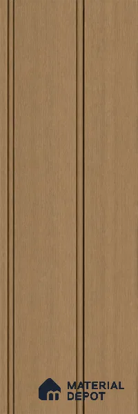 Birch 10 ft x 1 ft (3060x340 mm) Duo Design Interior & Exterior Wall & Ceiling Panel - 12 mm | Suitable for Balcony, Facade & Open Area | Width is Subjected to 5% Variation