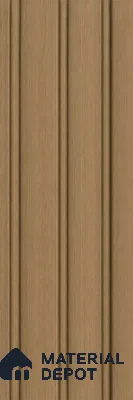 Birch 10 ft x 1 ft (3060x340 mm) Soffit Design Interior & Exterior Wall & Ceiling Panel - 12 mm | Suitable for Balcony, Facade & Open Area | Width is Subjected to 5% Variation