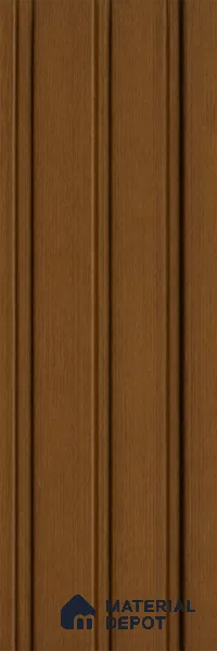 Golden Oak 10 ft x 1 ft (3060x340 mm) Soffit Design Interior & Exterior Wall & Ceiling Panel - 12 mm | Suitable for Balcony, Facade & Open Area | Width is Subjected to 5% Variation