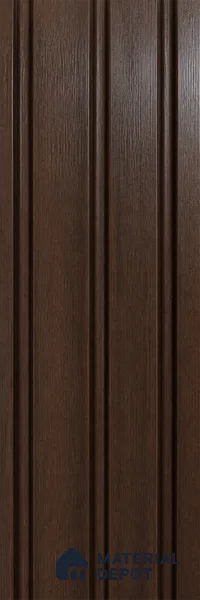 Walnut 10 ft x 1 ft (3060x340 mm) Soffit Design Interior & Exterior Wall & Ceiling Panel - 12 mm | Suitable for Balcony, Facade & Open Area | Width is Subjected to 5% Variation
