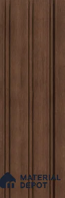 Mahogany 10 ft x 1 ft (3060x340 mm) Soffit Design Interior & Exterior Wall & Ceiling Panel - 12 mm | Suitable for Balcony, Facade & Open Area | Width is Subjected to 5% Variation