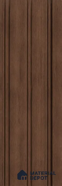 Mahogany 10 ft x 1 ft (3060x340 mm) Soffit Design Interior & Exterior Wall & Ceiling Panel - 12 mm | Suitable for Balcony, Facade & Open Area | Width is Subjected to 5% Variation