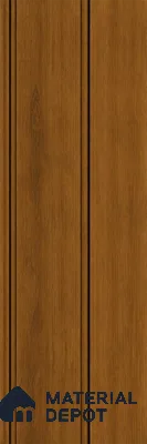 Oak Wood Ocre 10 ft x 1 ft (3060x340 mm) Duo Design Interior & Exterior Wall & Ceiling Panel - 12 mm | Suitable for Balcony, Facade & Open Area | Width is Subjected to 5% Variation