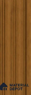 Oak Wood Ocre 10 ft x 1 ft (3060x340 mm) Soffit Design Interior & Exterior Wall & Ceiling Panel - 12 mm | Suitable for Balcony, Facade & Open Area | Width is Subjected to 5% Variation