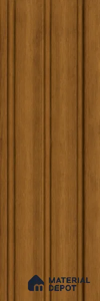 Oak Wood Ocre 10 ft x 1 ft (3060x340 mm) Soffit Design Interior & Exterior Wall & Ceiling Panel - 12 mm | Suitable for Balcony, Facade & Open Area | Width is Subjected to 5% Variation