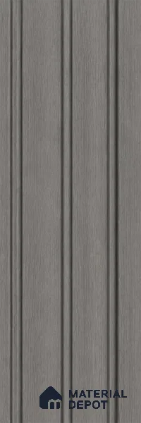Ashwood Grey 10 ft x 1 ft (3060x340 mm) Soffit Design Interior & Exterior Wall & Ceiling Panel - 12 mm | Suitable for Balcony, Facade & Open Area | Width is Subjected to 5% Variation