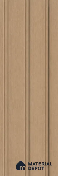Artisan Oak 10 ft x 1 ft (3060x340 mm) Soffit Design Interior & Exterior Wall & Ceiling Panel - 12 mm | Suitable for Balcony, Facade & Open Area | Width is Subjected to 5% Variation