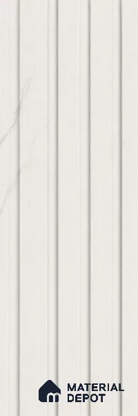 Statuario 10 ft x 0.86 ft (3060x265 mm) Louvers Design Interior & Exterior Wall & Ceiling Panel - 14 mm | Suitable for Balcony, Facade & Open Area | Width is Subjected to 5% Variation