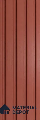 Copper 10 ft x 0.86 ft (3060x265 mm) Louvers Design Interior & Exterior Wall & Ceiling Panel - 14 mm | Suitable for Balcony, Facade & Open Area | Width is Subjected to 5% Variation