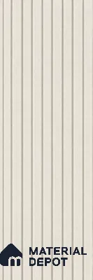Pearl 10 ft x 8.2 inch Vertica Design Interior & Exterior Wall & Ceiling Panel - 20 mm | Suitable for Balcony, Facade & Open Area | Width is Subjected to 5% Variation