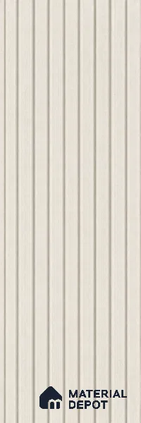 Pearl 10 ft x 8.2 inch Vertica Design Interior & Exterior Wall & Ceiling Panel - 20 mm | Suitable for Balcony, Facade & Open Area | Width is Subjected to 5% Variation