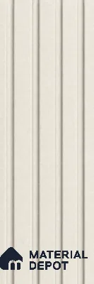 Pearl 10 ft x 0.86 ft (3060x265 mm) Louvers Design Interior & Exterior Wall & Ceiling Panel - 14 mm | Suitable for Balcony, Facade & Open Area | Width is Subjected to 5% Variation