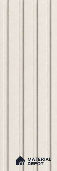 Pearl 10 ft x 0.86 ft (3060x265 mm) Louvers Design Interior & Exterior Wall & Ceiling Panel - 14 mm | Suitable for Balcony, Facade & Open Area | Width is Subjected to 5% Variation