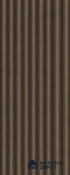 Royal Nut 10 ft x 0.45 ft (3060x140 mm) Pyramid Design Interior & Exterior Wall & Ceiling Panel - 14 mm | Suitable for Balcony, Facade & Open Area | Width is Subjected to 5% Variation