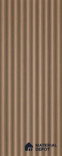 Beech Wood 10 ft x 0.45 ft (3060x140 mm) Pyramid Design Interior & Exterior Wall & Ceiling Panel - 14 mm | Suitable for Balcony, Facade & Open Area | Width is Subjected to 5% Variation
