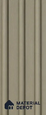 Gold 10 ft x 0.6 ft (3060x180 mm) Arch Design Interior & Exterior Wall & Ceiling Panel - 17 mm | Suitable for Balcony, Facade & Open Area | Width is Subjected to 5% Variation