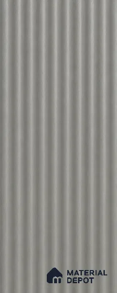 Silver 10 ft x 0.45 ft (3060x140 mm) Pyramid Design Interior & Exterior Wall & Ceiling Panel - 14 mm | Suitable for Balcony, Facade & Open Area | Width is Subjected to 5% Variation