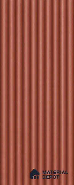 Copper 10 ft x 0.45 ft (3060x140 mm) Pyramid Design Interior & Exterior Wall & Ceiling Panel - 14 mm | Suitable for Balcony, Facade & Open Area | Width is Subjected to 5% Variation