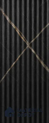 Portoro 10 ft x 0.45 ft (3060x140 mm) Pyramid Design Interior & Exterior Wall & Ceiling Panel - 14 mm | Suitable for Balcony, Facade & Open Area | Width is Subjected to 5% Variation