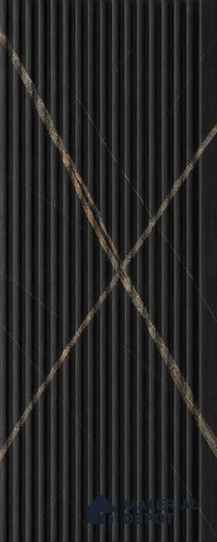 Portoro 10 ft x 0.68 ft (3060x208 mm) Curve Design Interior & Exterior Wall & Ceiling Panel - 10 mm | Suitable for Balcony, Facade & Open Area | Width is Subjected to 5% Variation