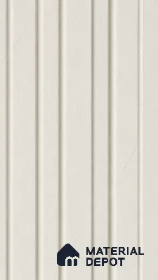 Statuario 10 ft x 0.5 ft (3060x150 mm) Linea Design Interior & Exterior Wall & Ceiling Panel - 15 mm | Suitable for Balcony, Facade & Open Area | Width is Subjected to 5% Variation