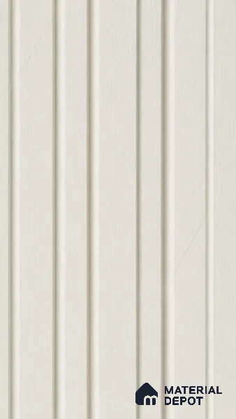 Statuario 10 ft x 0.5 ft (3060x150 mm) Linea Design Interior & Exterior Wall & Ceiling Panel - 15 mm | Suitable for Balcony, Facade & Open Area | Width is Subjected to 5% Variation