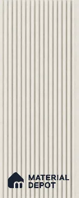 Pearl 10 ft x 0.68 ft (3060x208 mm) Curve Design Interior & Exterior Wall & Ceiling Panel - 10 mm | Suitable for Balcony, Facade & Open Area | Width is Subjected to 5% Variation