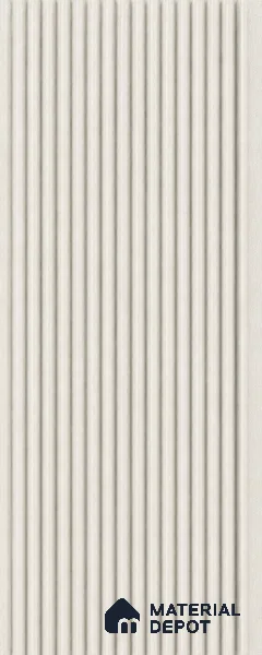 Pearl 10 ft x 0.68 ft (3060x208 mm) Curve Design Interior & Exterior Wall & Ceiling Panel - 10 mm | Suitable for Balcony, Facade & Open Area | Width is Subjected to 5% Variation