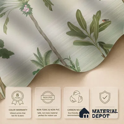 Prakriti Beautiful Trees Wallpaper Sukoon Series Handmade Nature Design (Customised Size Wallpaper)
