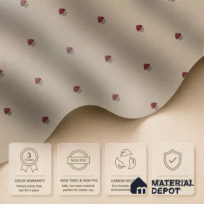 Rani, Indian Floral Pattern Wallpaper 6 Meter x 19.68 Inches Canvas Wallpaper