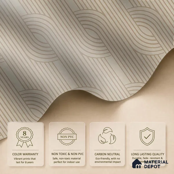 Arc Fusion Abstract Modern Look Room Soft Feel (Customised Wallpaper)