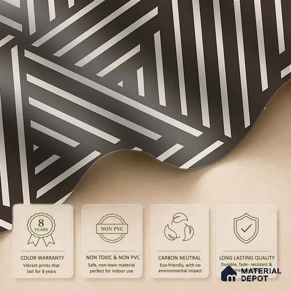 Mirage Abstract and Geometric Theme Modern Room Handmade (Customised Wallpaper)