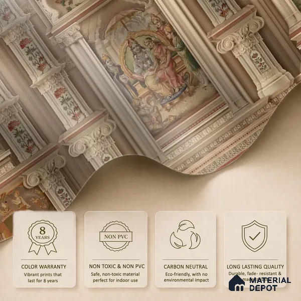 Ram Darbar 3D Canvas (Customized Size Wallpaper)