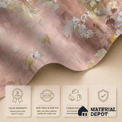 Worth it - Abstract Soft Feel Customized Wallpaper Design for Walls, Pink