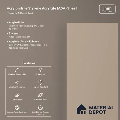 Cappuccino Beige Solid Colors Look LM 26022 8 ft x 4 ft Matte Finish ASA Laminate - 1 mm